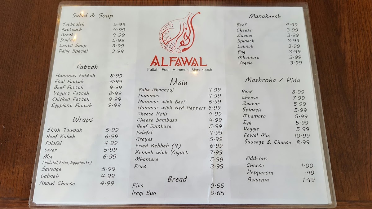 Menu Alfawal Restaurant-7